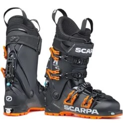 SCARPA 4-QUATTRO SL BLACK ORANGE 24 10 SCARPA 4-QUATTRO SL BLACK ORANGE 24 -Skischuhe Store 9 111347 4sl black orange 12013 501 1 04