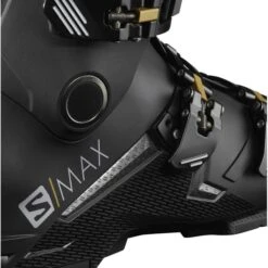 SALOMON S/MAX 110 W BLACK/GOLD GLOW 21 -Skischuhe Store 9 60028 s max 110 w black gold glow l40872400 03