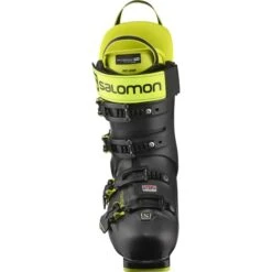 SALOMON S/PRO 110 GW BLACK ACID GREEN DARK SILVER METALLIC 23 -Skischuhe Store 9 94654 l41481500 06